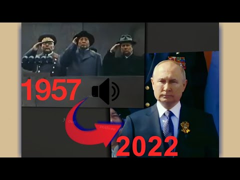 Victory Day in Russia 2022 + USSR Anthem 1957 October Revolution Day