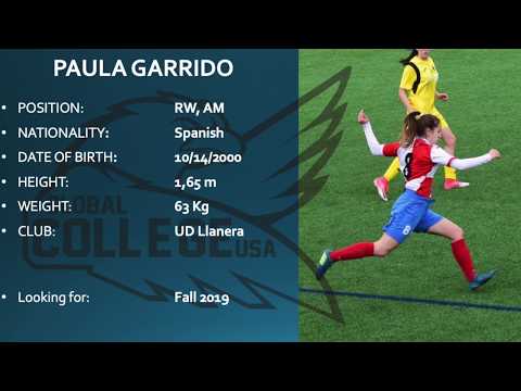 Paula Garrido COMMITTED - College Soccer Recruiting Video Fall 2019