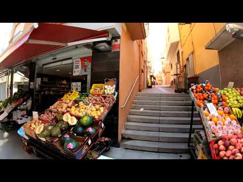 ⁴ᴷ Palamós walking tour, Costa Brava, Spain