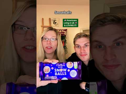 🇺🇸 Americans trying 🇬🇧 Cadbury Snowballs Bar ❄️