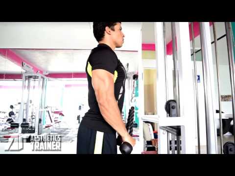 CABLE ROPE TRICEP EXTENSION