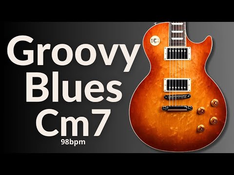 Power Groove Blues Guitar Backing Track in C Minor (Cm7)