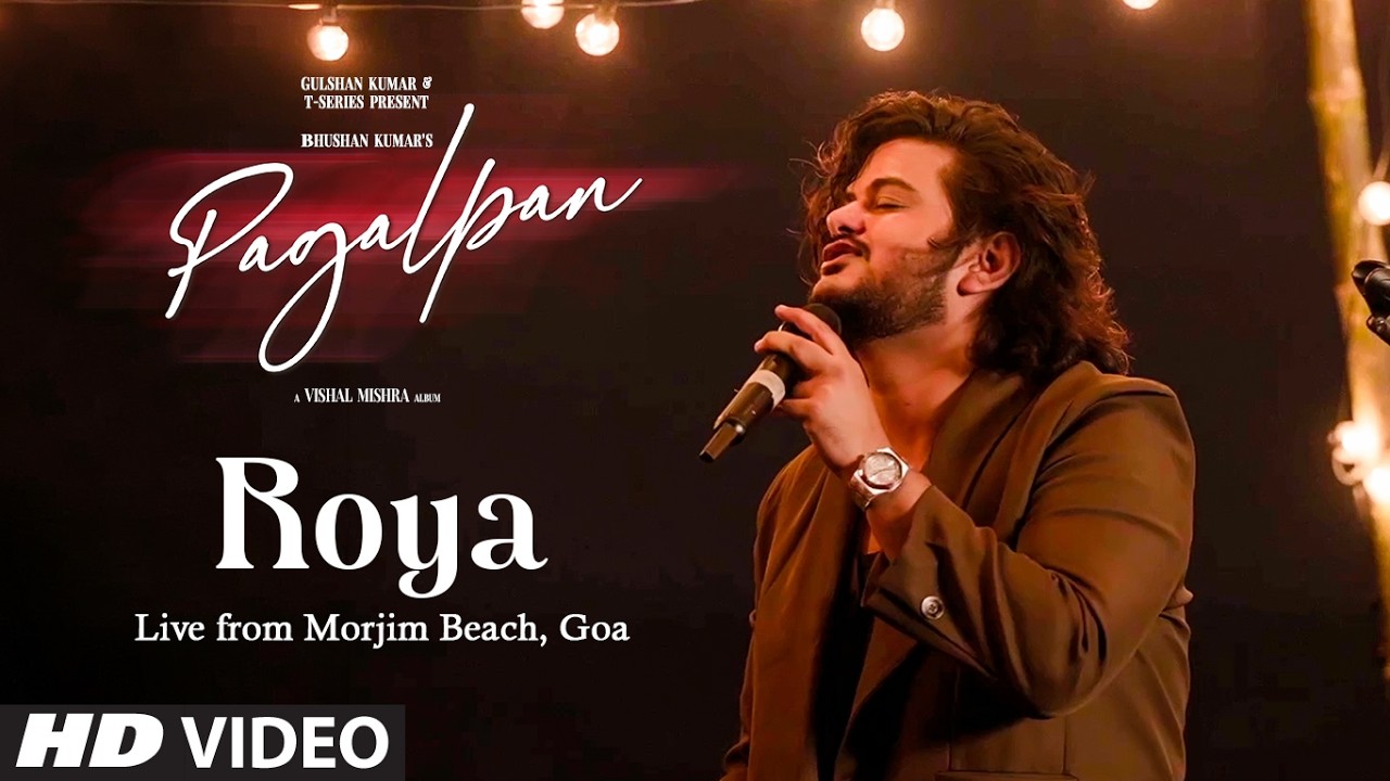Vishal Mishra - Roya (Live from Morjim Beach, Goa) | Pagalpan | T-Series