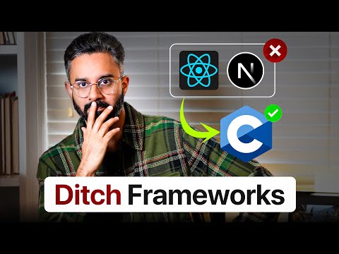 Stop Learning Frameworks - Learn C Instead