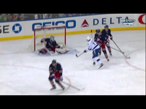 Vincent Lecavalier goal Feb 10 2013 Tampa Bay Lightning vs NY Rangers NHL Hockey