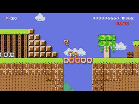 10κ: Bob-Omb Battlefield [N64] by Tyler - SUPER MARIO MAKER - NO COMMENTARY 1bh
