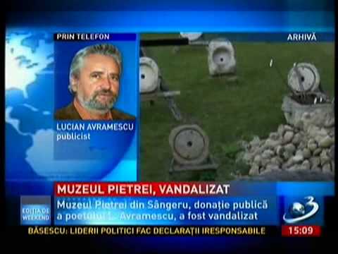 Muzeul pietrei din Sangeru vandalizat