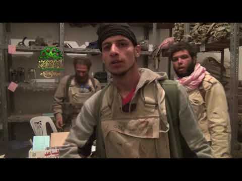 مقطع مرئي يرصد إقتحام مقاتلي جيش الإسلام لنقاط قوات النظام في مستودعات اللواء 559 دبابات في القلمون الشرقي