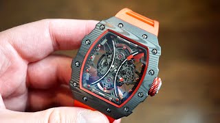 FEICE FM602 AUTOMATIC Skeleton watch review - Carbon Watch