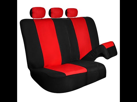 Full Coverage Flat Cloth Bench Can Seat Covers for Truck Van and SUV- FH Group®