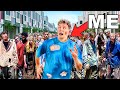 I Hired 50 Zombies to Chase Me in Public!