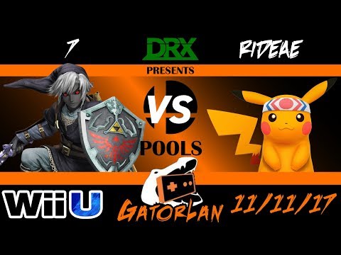 GatorLan Fall 2017 - POOLS - 7 (Link) vs. Rideae (Pikachu) - Smash 4 - Wii U