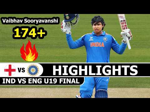 India Vs England U19 ICC Cricket World Cup Final Match 2026 Highlights | Ind VS Eng