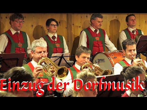 Einzug der Dorfmusik - BMK Aschau bei Kirchberg in Tirol