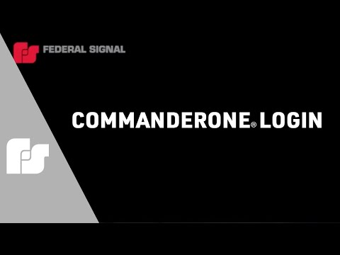 Commanderone Login Tutorial