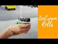 Roulette De Glace à Thaïlande Ice Cream Rolls