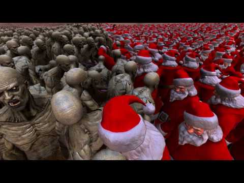 Santa 10000 vs Zombies 10000  Ultimate Epic Battle Simulator