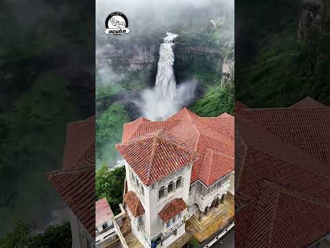 El Hotel del Salto del Tequendama el lugar más Embrujado de Colombia #dronero #terrorymisterio #wate