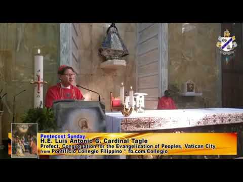 Card. Luis Antonio Tagle's Homily - Pentecost Sunday Mass