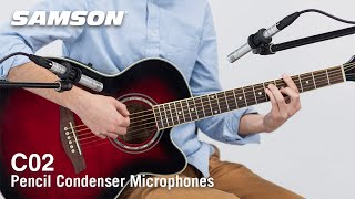 Video thumbnail for Samson C02 Pencil Condenser Microphones by Samson Technologies