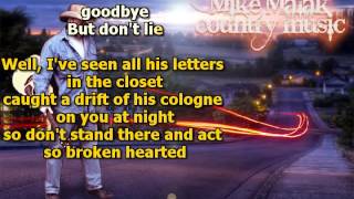 Mike Malak &amp; The Fakers - Don&#39;t Lie  (Trace Adkins, cover song, lyrics)