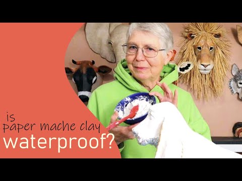 Is Paper Mache Clay Waterproof?