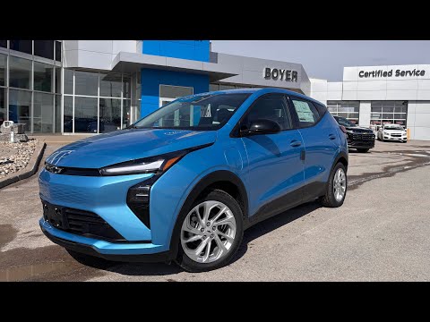 2027 Chevrolet Bolt FWD 4dr LT in Blue for sale at Boyer Chevrolet Lindsay Ltd. in Lindsay, ON
