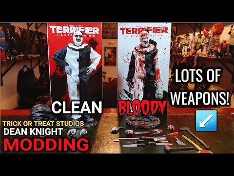 CLEAN AND BLOODY LOOK MOD FOR TOTS 1/6 ART THE CLOWN FIGURE FROM TERRIFIER