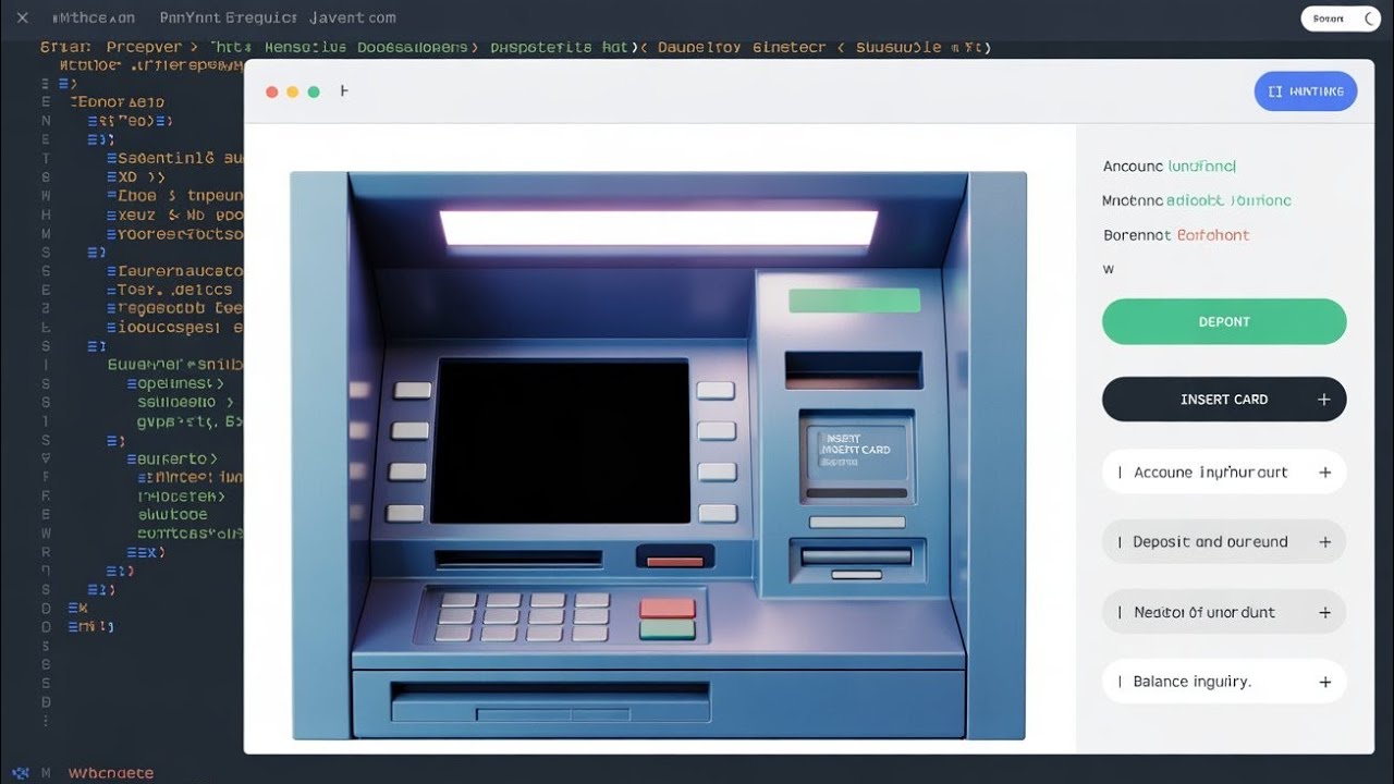 Aprenda fazer um Simulador de Caixa Eletrônico usando HTML, CSS e JavaScript