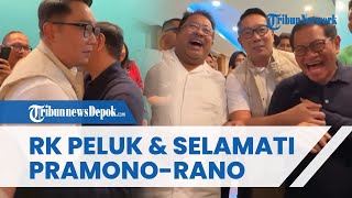 SUDAH LEGOWO! RK Batal Gugat ke MK soal Hasil Pilkada DKI, Langsung Peluk dan Selamati Pramono-Rano