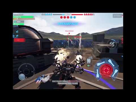 Average gamer playing wasp typhon on war robots test server no mothership