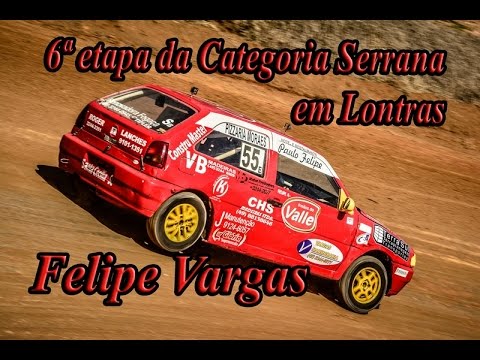 Felipe Vargas 6ª etapa do CCA em Lontras 2016 Categoria Serrana - Domingo