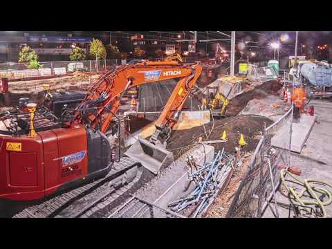 Petone Melling Cycleway Culvert Install timelapse 2021