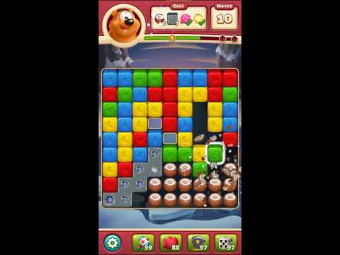 Toon Blast Level 3611 - NO BOOSTERS 🐻🐺🐱 | SKILLGAMING ✔️