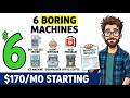 6 Boring Machine Businesses That Pay Monthly (Ice, Water, Coffee)