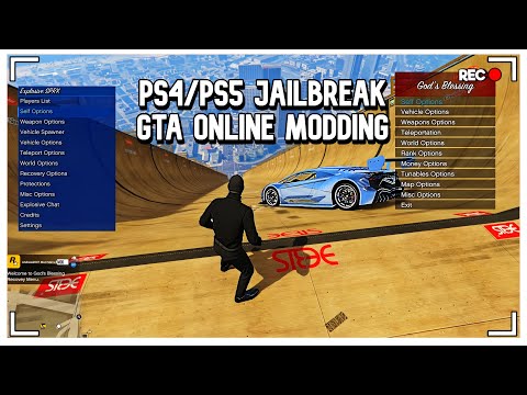 PS4/PS5 Jailbreak - GTA Online Modding PS4 Update 1.53 (GTA Online Mod Menu)