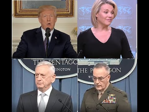 Trump ordered a strike on Syria; State Department and Pentagon briefing