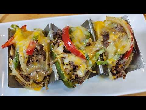 Philly Cheese-steak Street Tacos