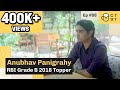 CTwT E88 RBI Grade B 2018 Topper Anubhav Panigrahy
