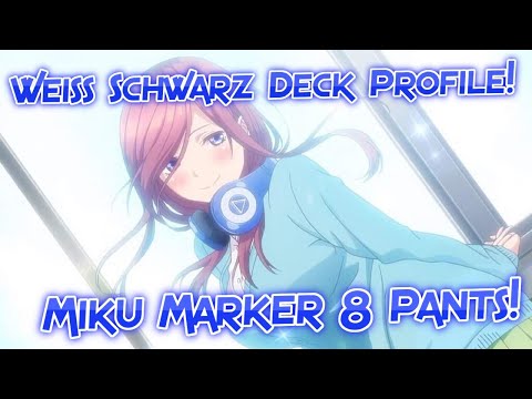 Weiss Schwarz Deck Profile - Miku Marker 8 Pants!