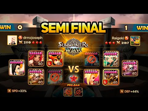 RAIGEKI vs DRMZJOSEPH. Semi Final | SWC2022 AMERICAS CUP (BO5) - Summoners War