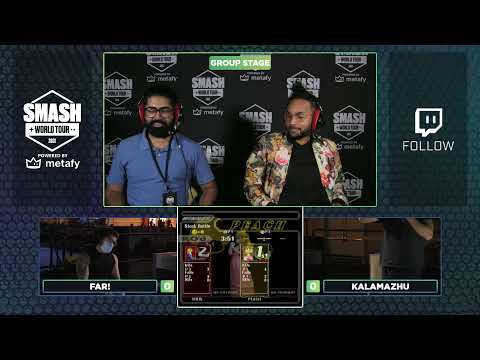 SWT Championship Group C - Far! (Sheik) Vs. Kalamazhu (Peach) SSBM Melee Tournament