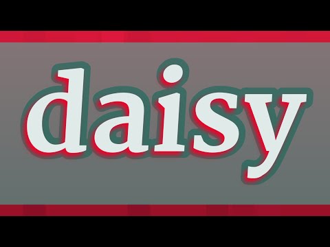 DAISY pronunciation • How to pronounce DAISY