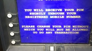 how to activate sbi atm card with atm machine | how to activate sbi new debit card