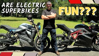 Electric SUPERBIKE fun - Energica EGO and Esse esse 9 - Zen Motorcycles Australia