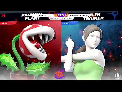 Clocktower Smash 73 - WQ - Tak.io (Piranha Plant) vs. PHNM | Chunky (Wii Fit Trainer) - SSBU