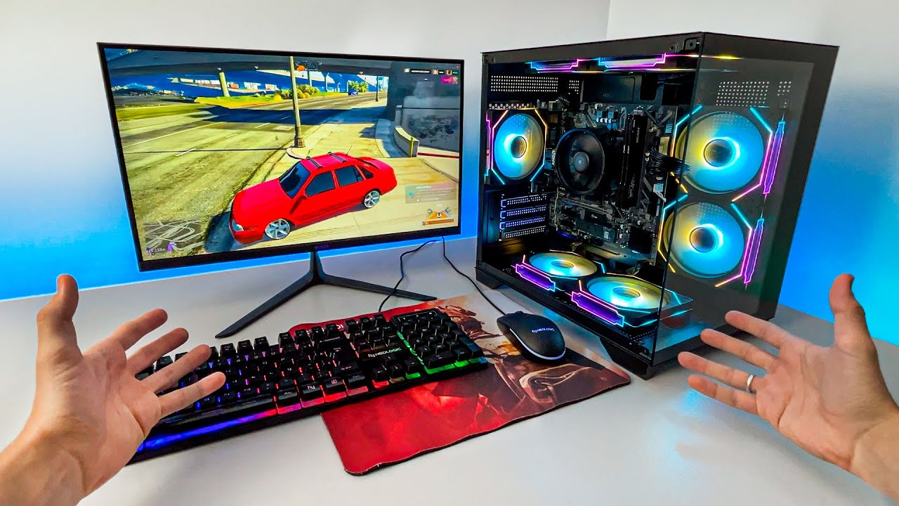 PC GAMER COMPLETO BARATO QUE RODA TUDO COM RYZEN 7 5700G