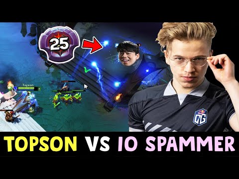 when TOPSON met the NUMBER 1 IO CARRY SPAMMER in pubs - Smartest Arc Warden Y'all ever see! DOTA 2