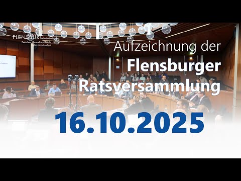 Stadt Flensburg - Ratsversammlung am 16.10.2025