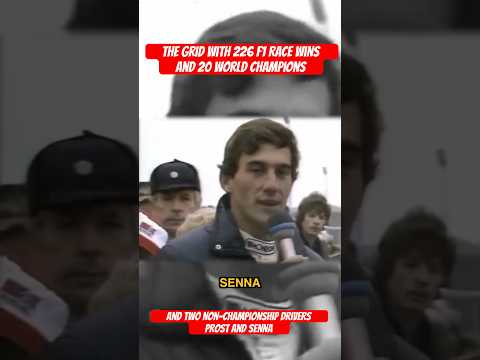 The 1984 Race of Champions Senna won #f1